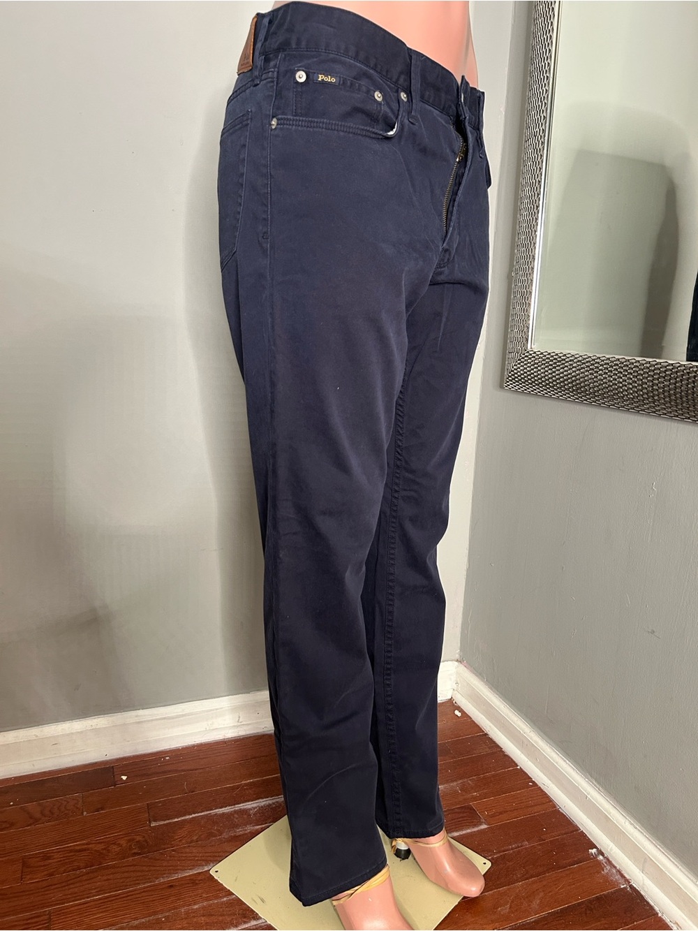 Polo by Ralph Lauren Dark Navy Straight-Leg Chinos inseam 33x32